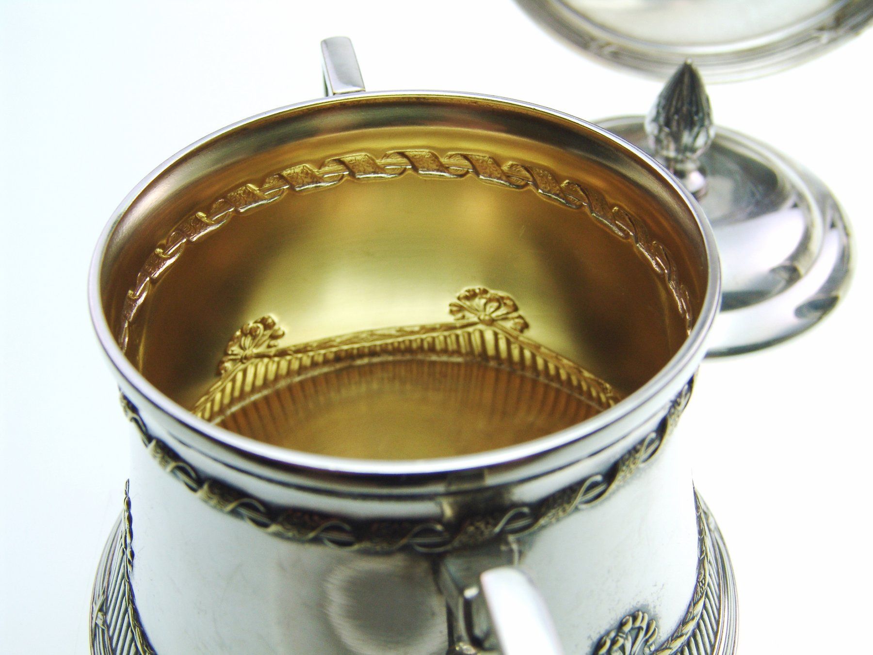 WMF Set di piatti: WMF Kaffee - Servier Set versibert jugendstil Straussenpunze – Usato da Langenthal venduto da TolleGeschenke2026 6