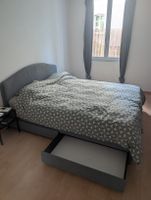 Bett mit Rollschubladen 160cm x 200cm inkl. Matratze