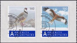2009, Nr.1306-1307 (Einheimische Vögel) mit Ersttags-Stempel
