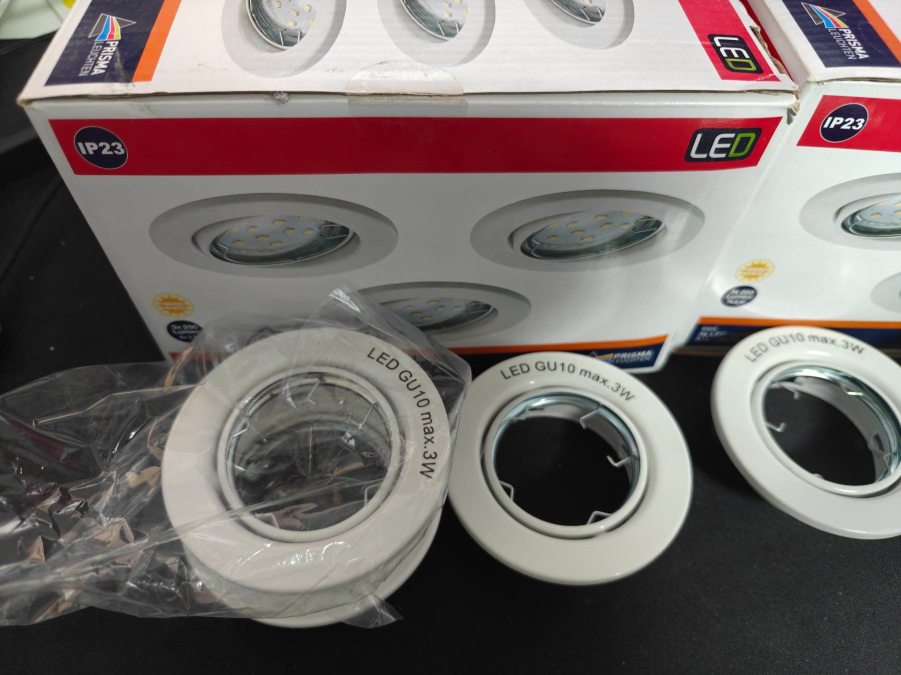 Kronleuchter & Deckenlampen: Lot 6 spots LED encastrés + 11 ampoules – Neu und originalverpackt aus Longirod von Mike_7773 1
