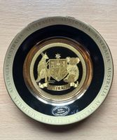 Australien Teller, 24 Karat Gold plated