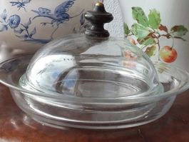 Bonbonnière en verre, ancienne.