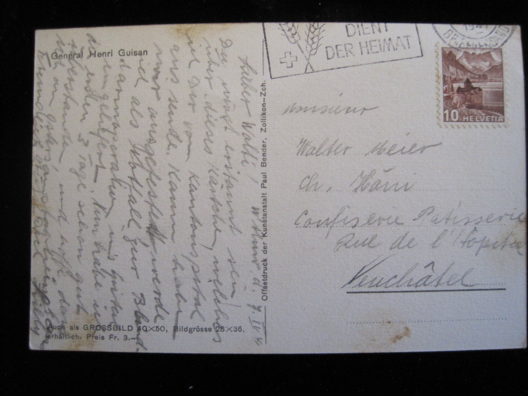 Cartes postales: General Guisan - Ansichtskarte – D'occasion à Bischofszell par Joachim-115 1