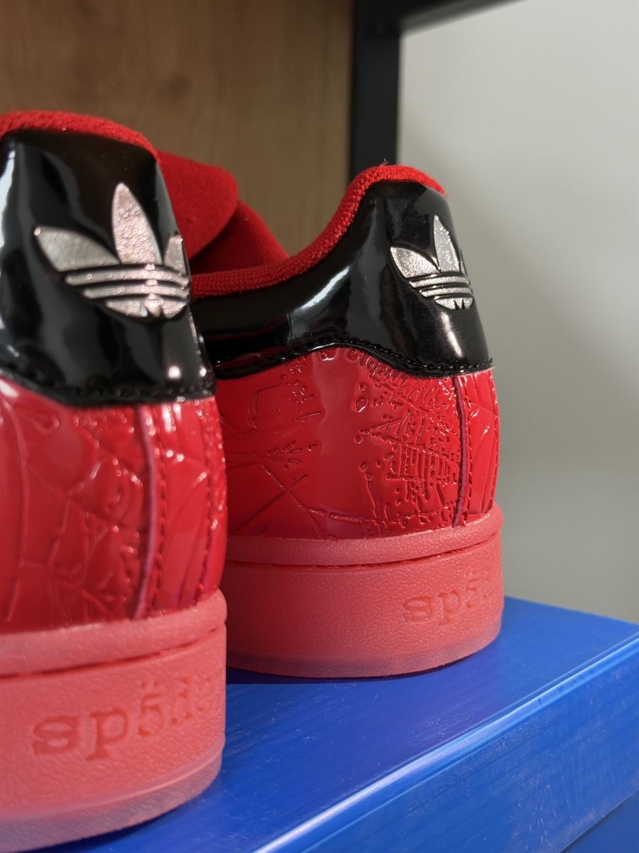Adidas Scarpe da uomo: adidas Superstar Sp5der Red Black – Nuovo e nell'imballaggio originale da Yverdon-les-Bains venduto da ioustock 3
