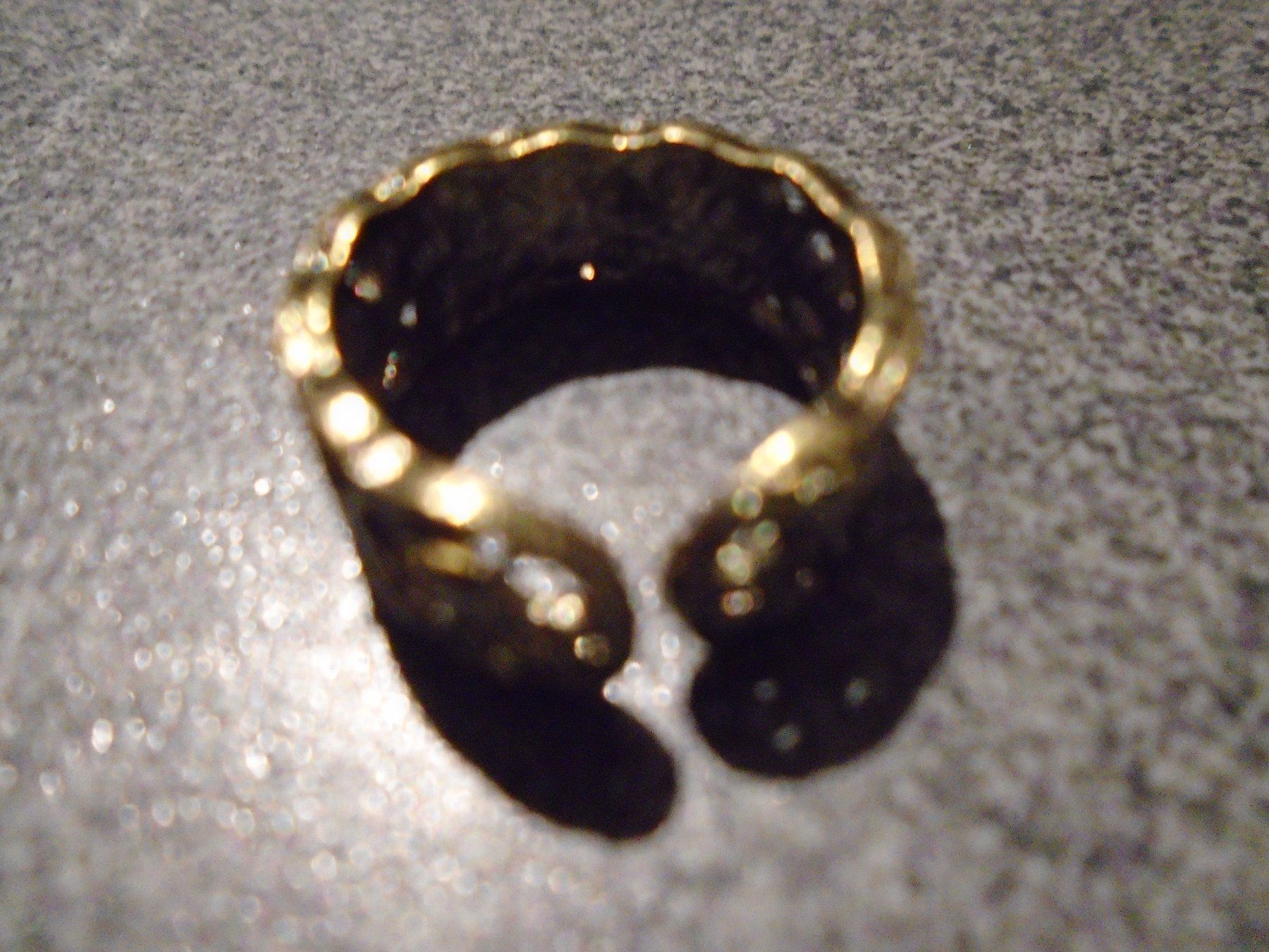 Ringe: Ring goldfarbig, verstellbar, Muster Ringe – Neu und originalverpackt aus Zürich von abraxas1291 1