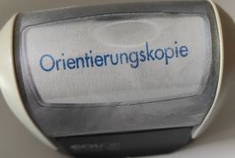 Stempel «Orientierungskopie» - Praktisch für Büro & Alltag