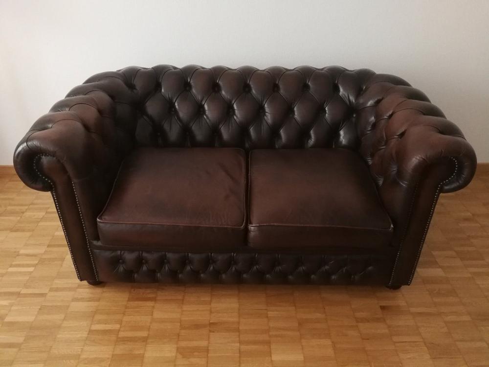 Chesterfield Sofa 2 Sitzer Kaufen Auf Ricardo   Chesterfield Sofa 2 Sitzer