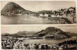 AK Saluti di Lugano, gelaufen 1953