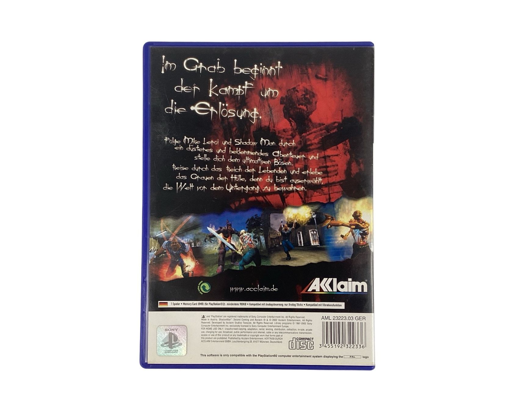 Sony Giochi: SONY PS2 Shadow Man: 2econd Coming – Usato da Zürich venduto da Restwert_Zuerich 1