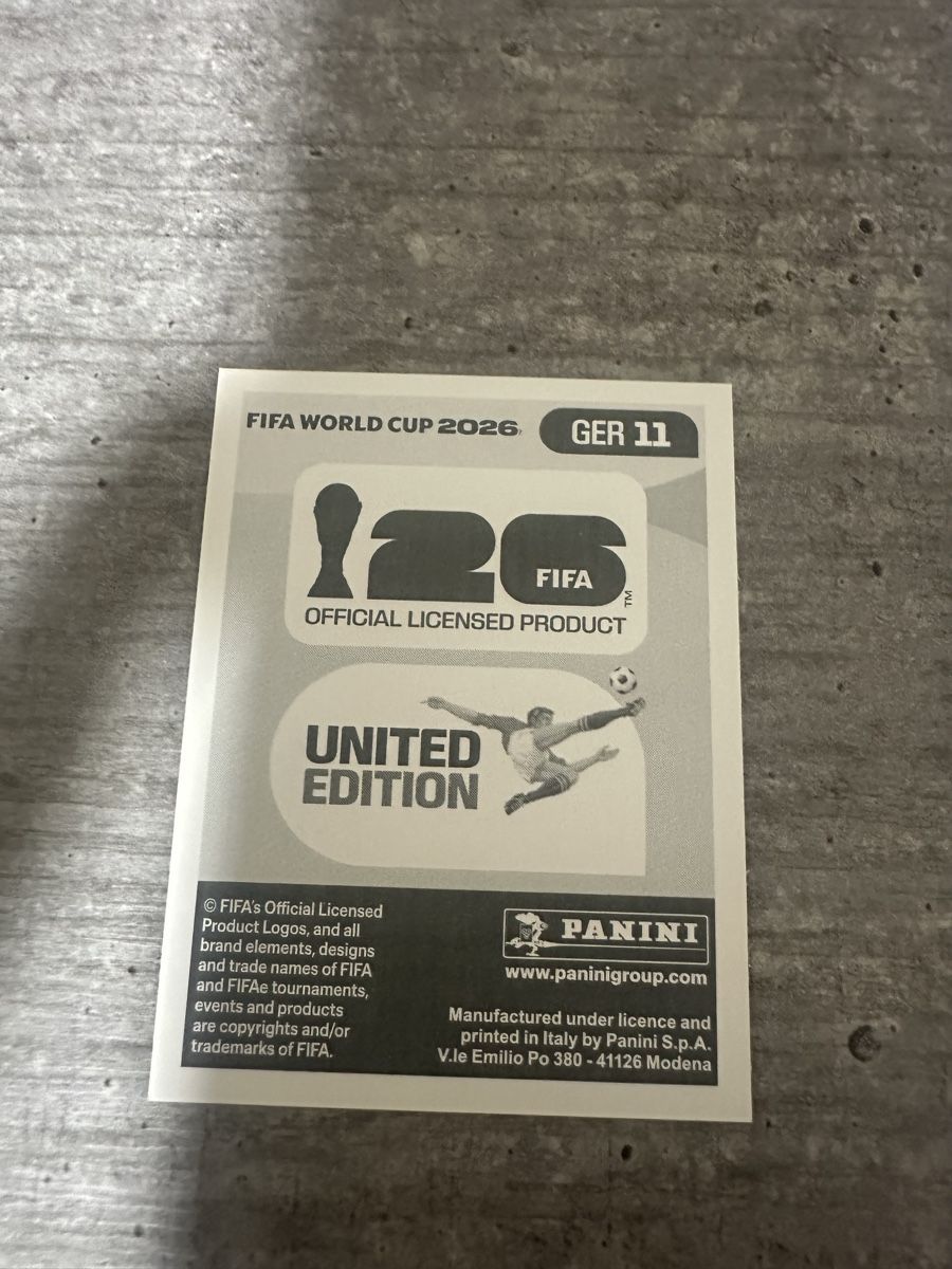 Panini Carte collezionabili: GER 11 , FIFA WORLD CUP 2026 PANINI  – Nuovo (secondo la descrizione) da Frauenfeld venduto da 1PegPeg1 1