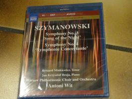 Szymanowski Symphonien 3 und 4 Blu-ray NEUWARE