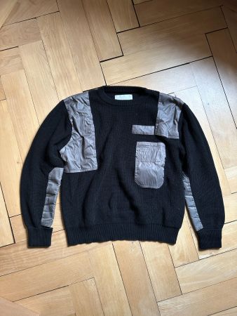 HELIOT EMIL - Strickpullover schwarz-grau L