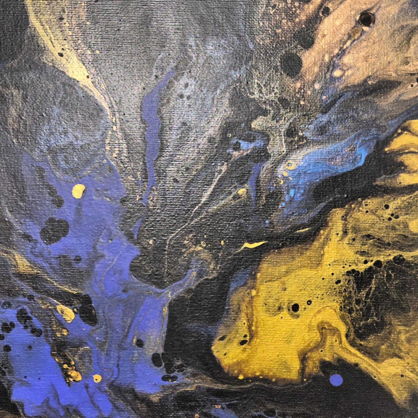 Gemälde: Abstraktes Bild von mir gemalt 60x40 – Neu und originalverpackt aus Zürich von Melossoap 2