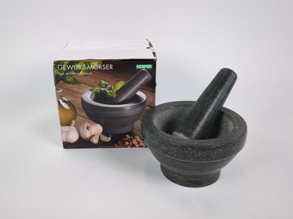 Leoyee Mörser Stößel Set Kunststoff - Manueller Gewürzstampfer Für Küche