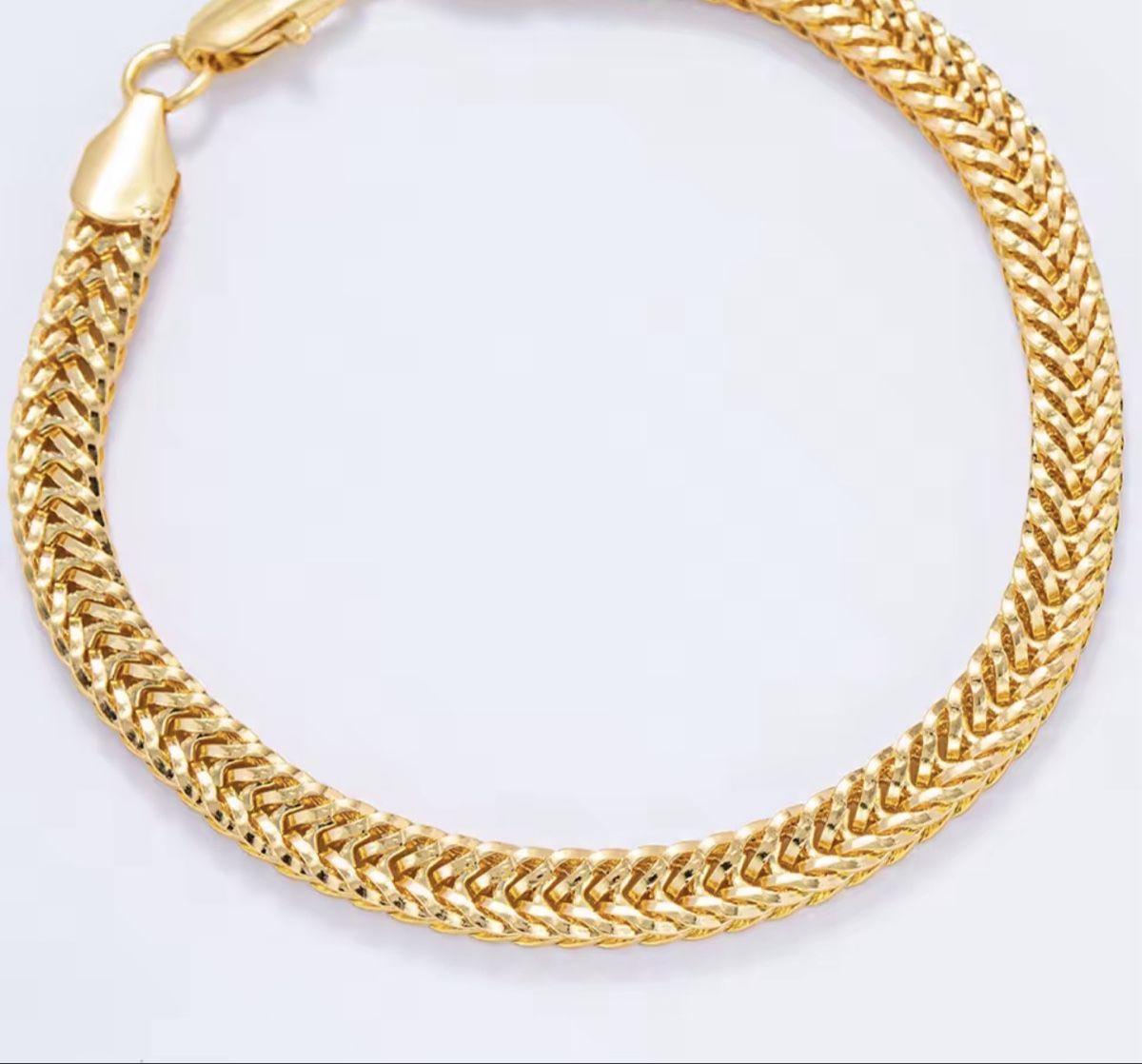 Armbänder & -reifen: Bracelet plaqué OR 14K  – Neu und originalverpackt aus Châtel-St-Denis von Montclair_Swiss 4