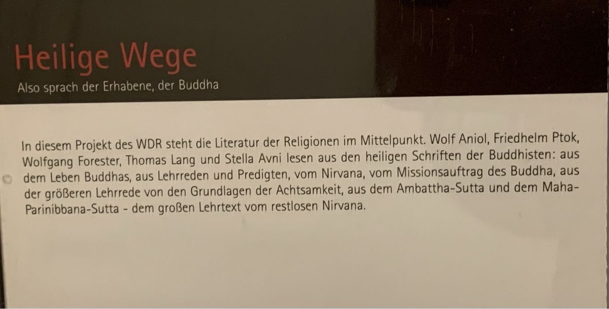 Audiolibri: Heilige Wege – Usato da Zürich venduto da MeineBilderkiste 1