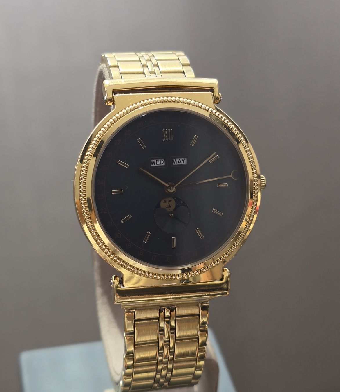 Bucherer Orologi: Bucherer Triple Calendar Moonphase Quartz 34,9mm – Difettoso da Minusio venduto da AGSuhren 5