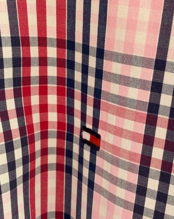 Superbe chemise carreaux TOMMY HILFIGER coton comme neuf t.M
