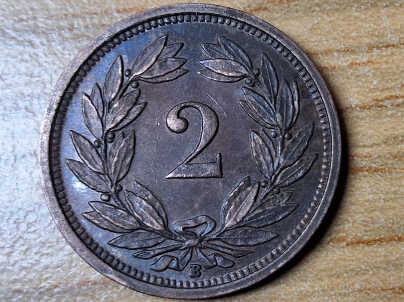 Alle Münzen: 2 Rappen 1926 - Selten! – Gebraucht aus Münchenstein von purbach1 1