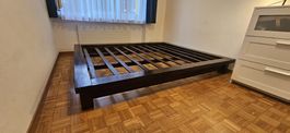 Massivholz Bett 160x200