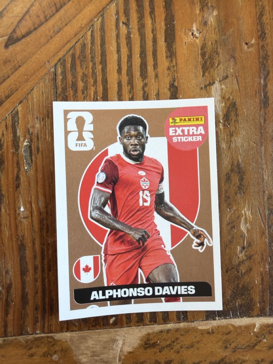 Panini Carte collezionabili: Alphonso Davies Extra Sticker – Nuovo e nell'imballaggio originale da Stallikon venduto da RTagel