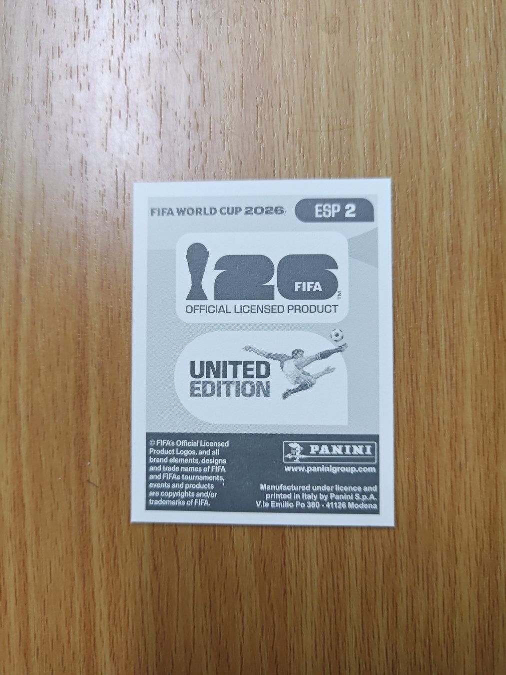 Panini Carte collezionabili: Panini WM 2026 Sticker - ESP 2 – Usato da Hochdorf venduto da all_u_want 1