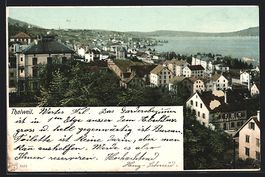 Thalwil, Ortspartie mit Blick auf den Z