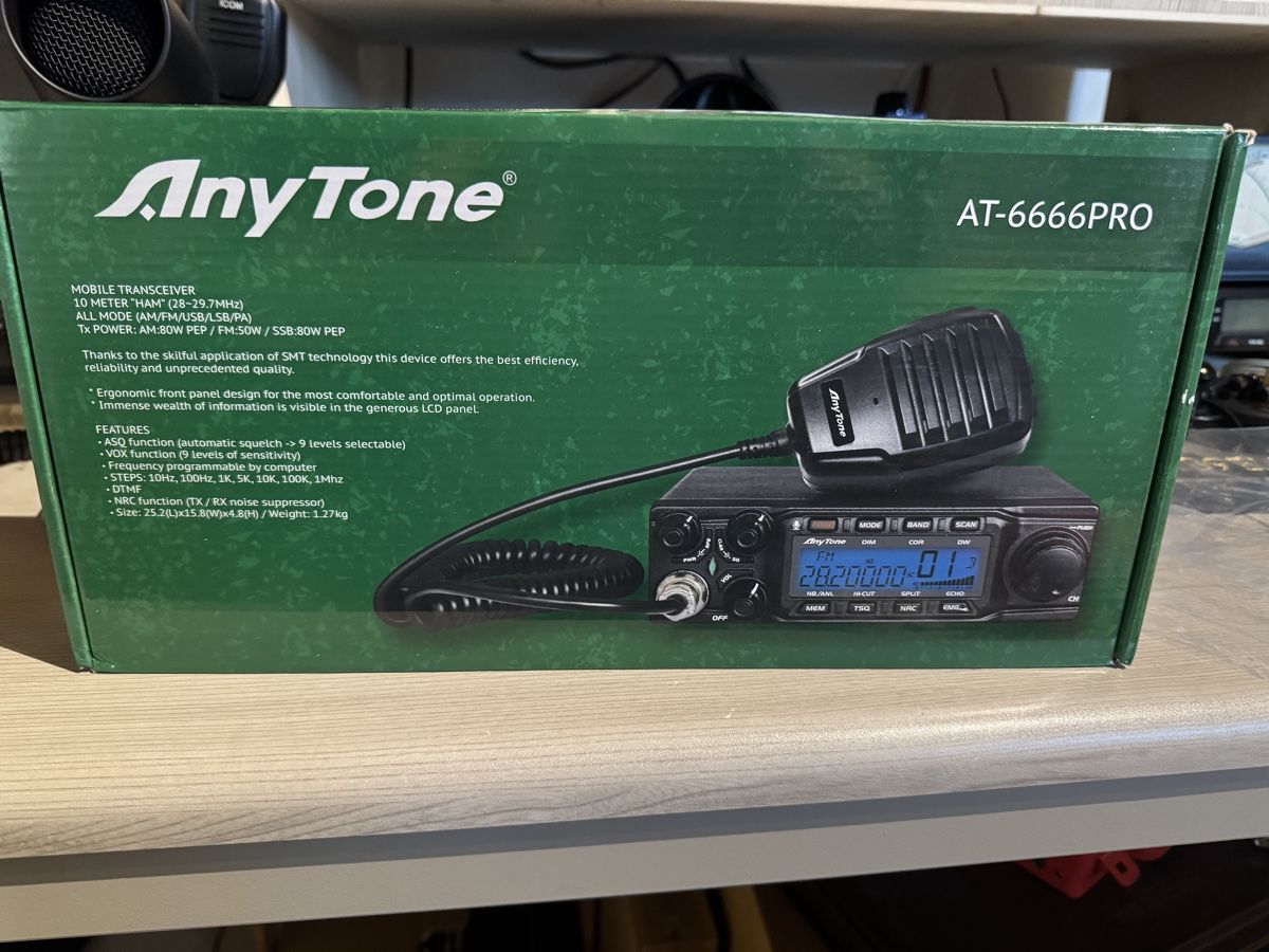 Radiocomunicazione: AnyTone AT-6666PRO 10m Funkgerät – Nuovo e nell'imballaggio originale da Sternenberg venduto da Mcfraui