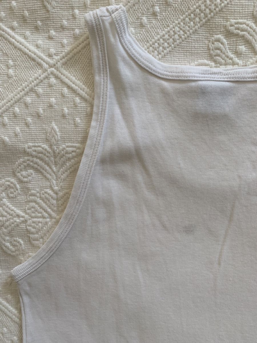 Petit Bateau Top: Weisses Top von Petit Bateau – Usato da Zürich venduto da p_q7q_nichtraucher 3