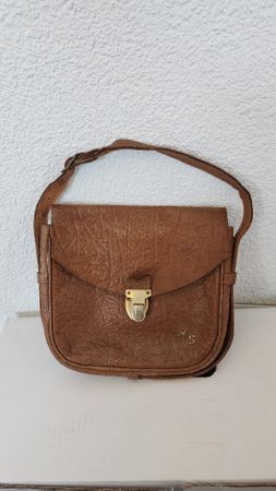 Schultasche aus den 40er Jahren ! Vintage Ledertasche