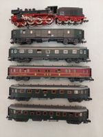 Reisezug mit "Hechtwagen" der DB, 6-teilig, Analog, Spur N