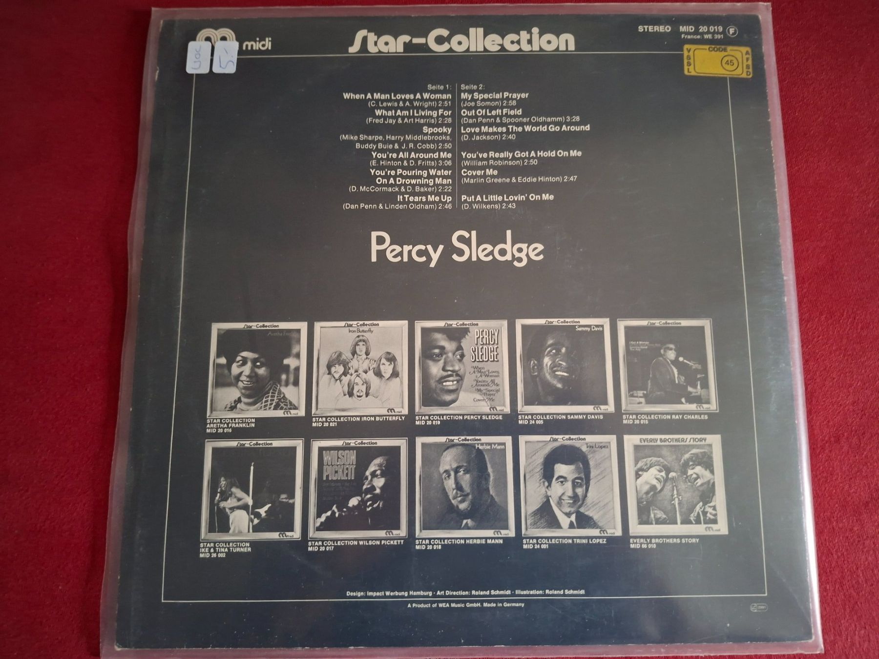 Vinyles: LP Percy Sledge signiert !!! – D'occasion à Burg AG par FunkFrog67 1