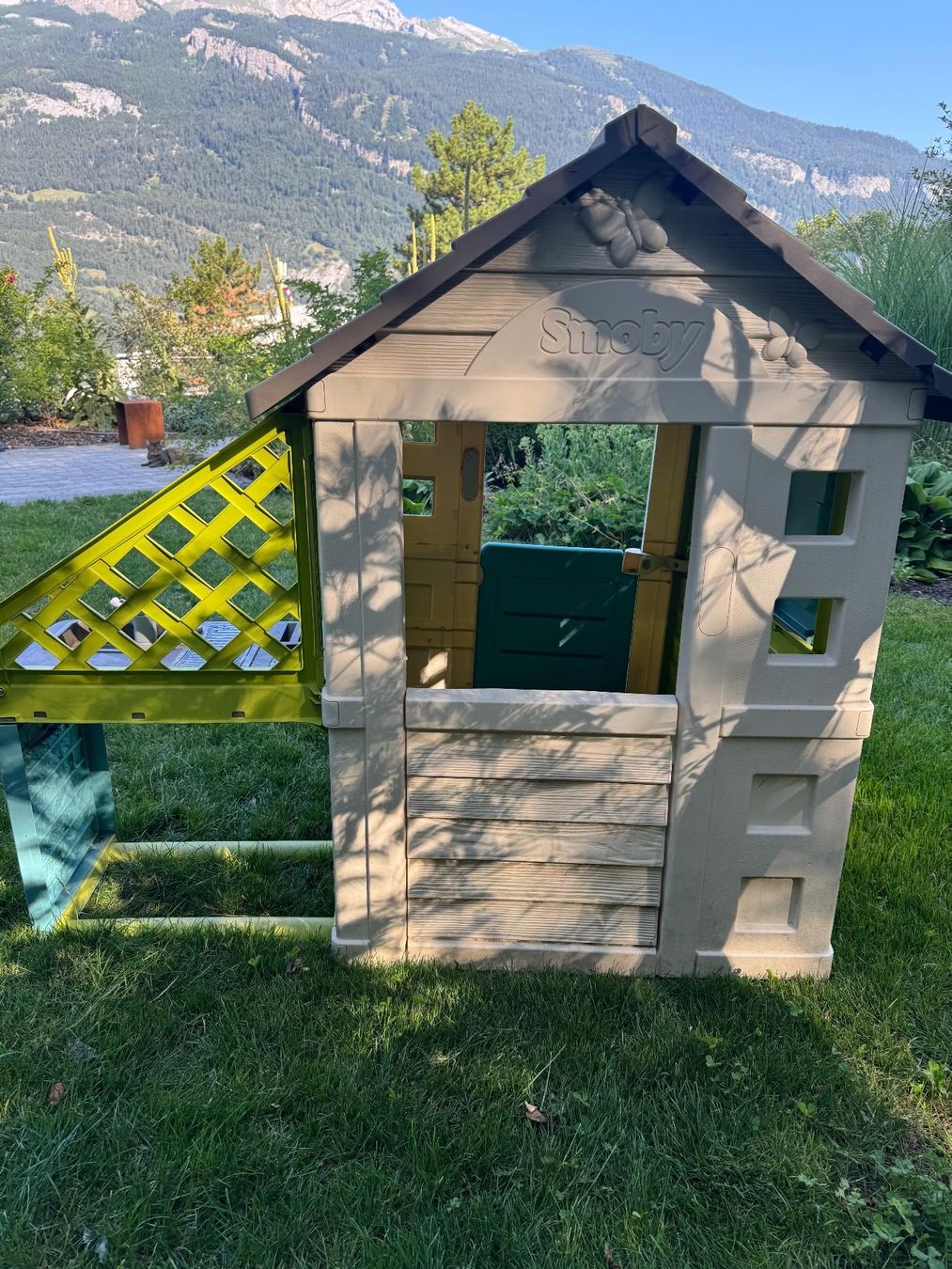 Smoby Casette per bambini: Smoby Garten Spiel Haus – Usato da Chur venduto da flamingo2013 4