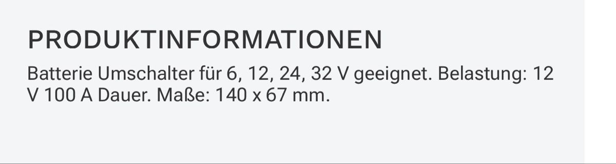 Interruttori: Batterie Hauptschalter, Trennschalter – Nuovo (secondo la descrizione) da Ehrendingen venduto da Goldi70 2