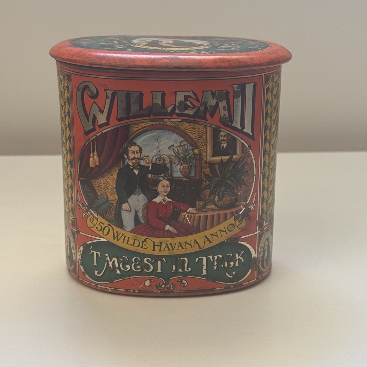 Barattoli: Vintage tin box - Willem cigars Holland – Usato da Zürich venduto da FEC75