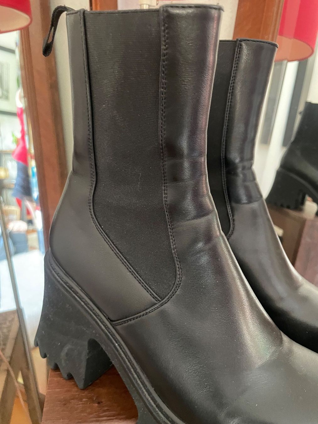 Scarpe da donna: Emo punk square toe platform boots (37) similicuir – Nuovo (secondo la descrizione) da Genève venduto da lailas_things 1