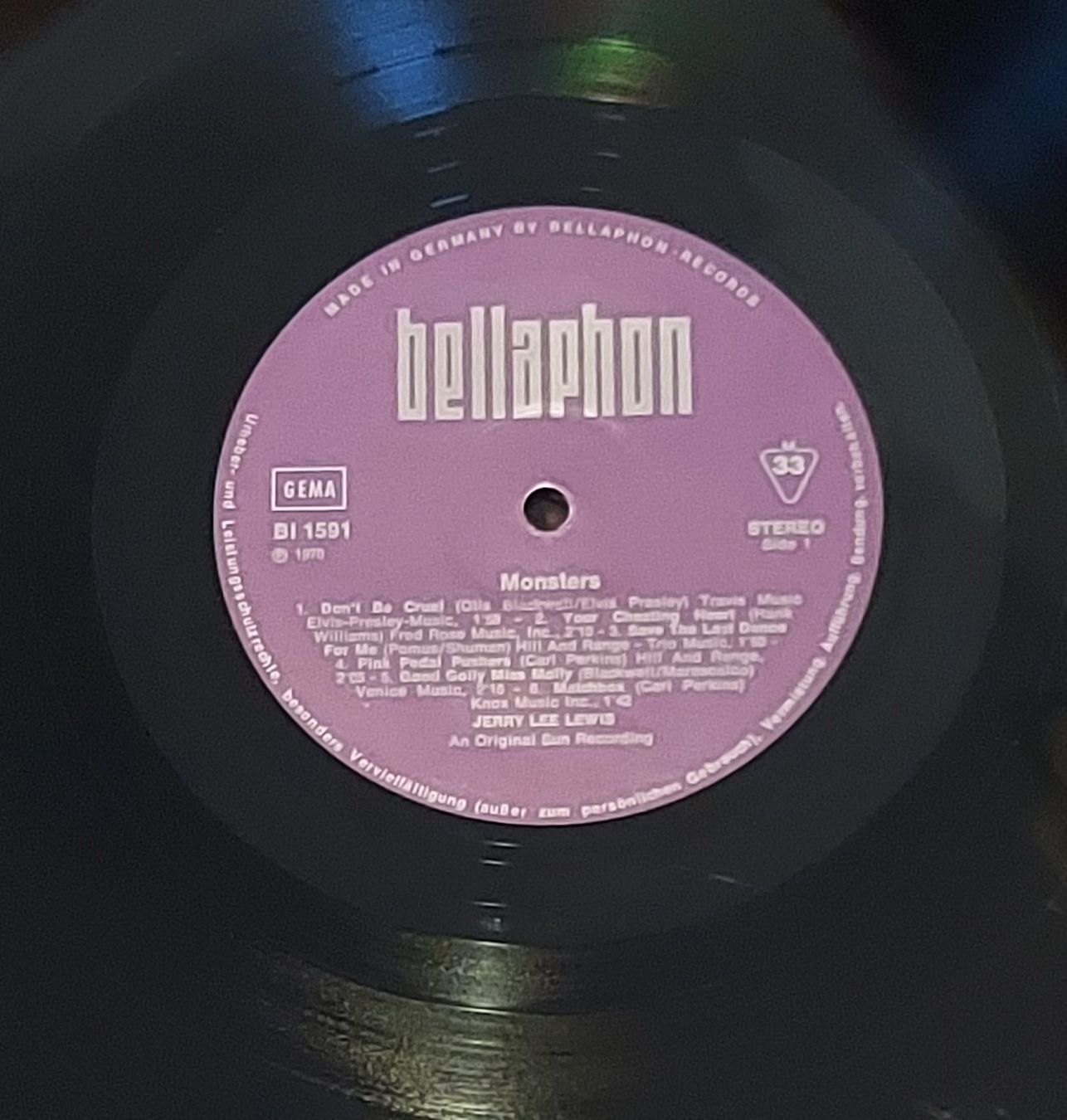 Vinyles: LP - JERRY LEE LEWIS - MONSTERS – D'occasion à Steckborn par Quo7 1