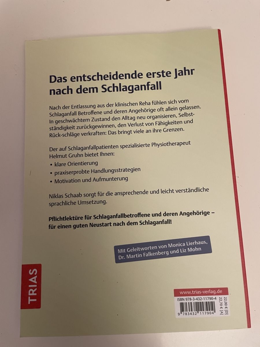 Livres: Neustart nach dem Schlaganfall. Ein Leitfaden  – D'occasion à Bäretswil par Evamaria1 1