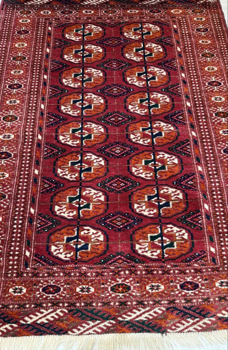 Tappeti: Orientteppich handgeknüpft rot mit Muster 116x85 – Usato da Büron venduto da Filadefia-888 2
