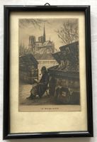 Orig. Radierung - Le Bouquiniste