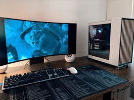Gamer PC ohne RGB Schnik Schnak, inkl. OLED 34" Monitor etc.