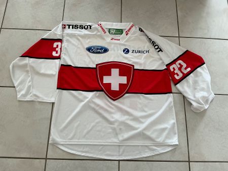 CH National Trikot / # 32 Descloux / Matchworn / GXL
