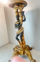 Antiker italienischer Blackamoor-Figurenständer aus Holz