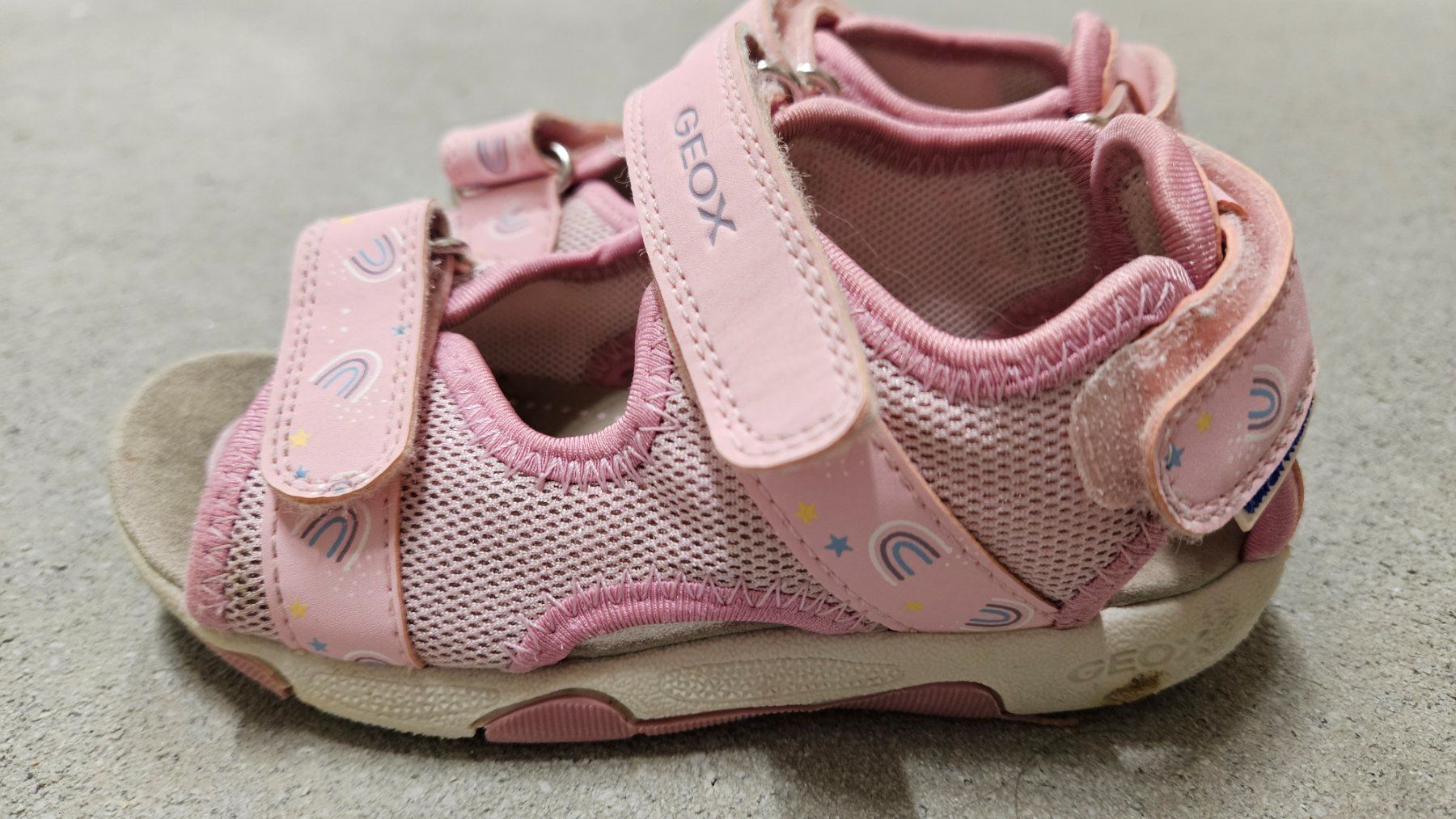 Geox Scarpe per ragazze: GEOX SANDAL MULTY KLEINKIND MÄDCHEN Hellrosa – Usato da Hasle LU venduto da dandelion1684 1