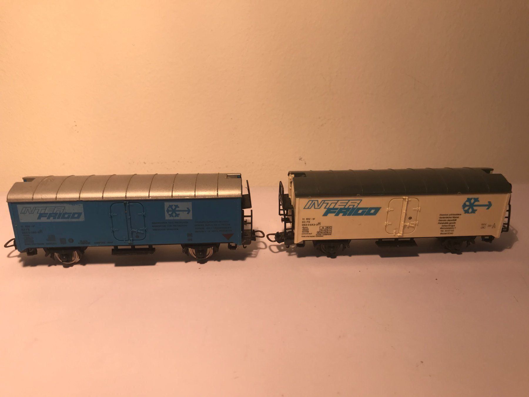 Lima Modellini di ferrovie: LIMA 2x Interfrigo Kühlwagen – Usato da Buchrain venduto da Modellbahn11 1