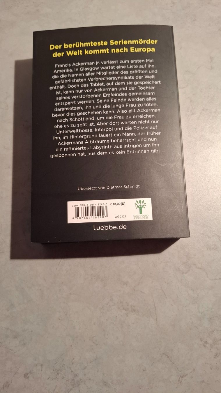 Libri: *Im Labyrinth der Rache* Ethan Cross / Tb – Usato da Brütten venduto da Sigimi 1