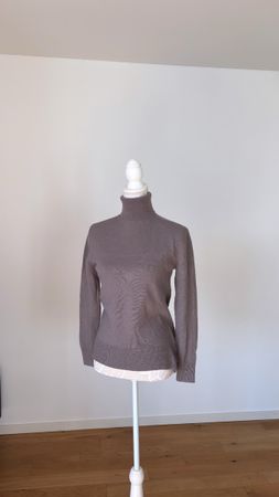 Massimo Dutti Rollkragenpullover Kaschmir Wolle Gr. S
