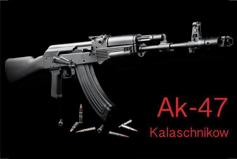 Insegne: Blechschild-AKM-47 KALASCHNIKOW SCHWARZ – Nuovo e nell'imballaggio originale da Rupperswil venduto da big-one-sale