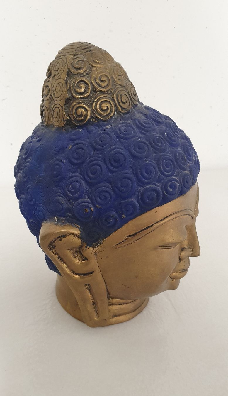 Skulpturen & Statuen: Buddah  Kopf Statue Bronce – Gebraucht aus Greppen von hploetscher 3