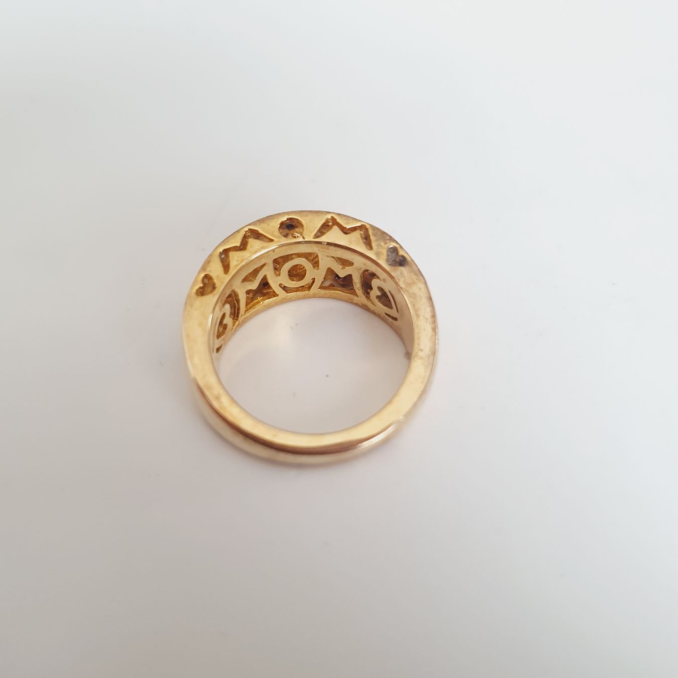 Anelli: Silber Ring 925 in Gold Grösse 17.4 mm, – Usato da Kreuzlingen venduto da Wunderkiste123 9